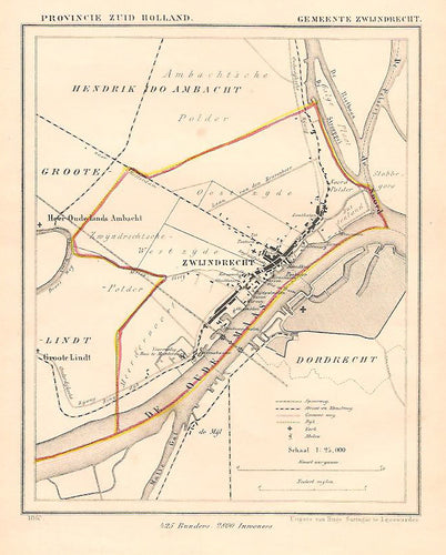 ZWIJNDRECHT - J Kuijper / H Suringar - 1867