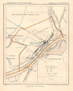 ZWIJNDRECHT - J Kuijper / H Suringar - 1867