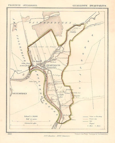 ZWARTSLUIS - J Kuijper / H Suringar - 1865