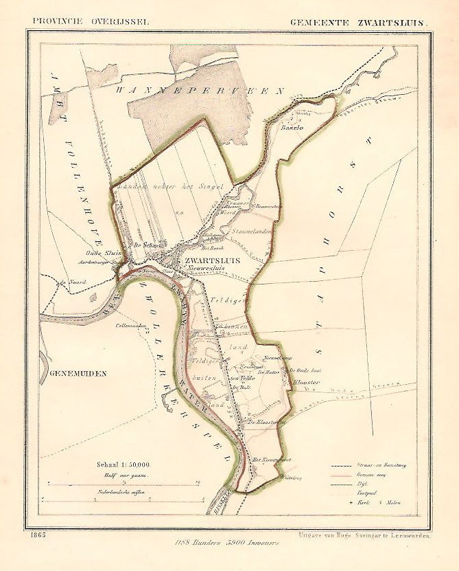 ZWARTSLUIS - J Kuijper / H Suringar - 1865