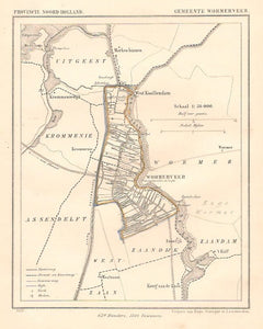 WORMERVEER - J Kuijper / H Suringar - 1867