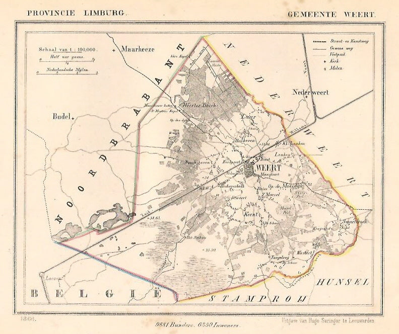 WEERT - J Kuijper / H Suringar - 1866