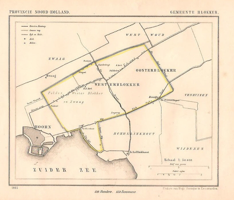 BLOKKER - J Kuijper / H Suringar - 1865