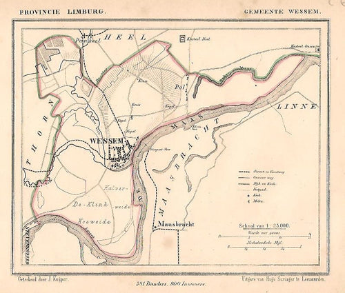 WESSEM - J Kuijper / H Suringar - ca. 1867