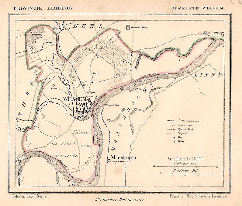 WESSEM - J Kuijper / H Suringar - ca. 1867