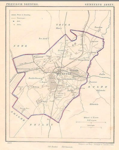 ASSEN - J Kuijper / H Suringar - 1866