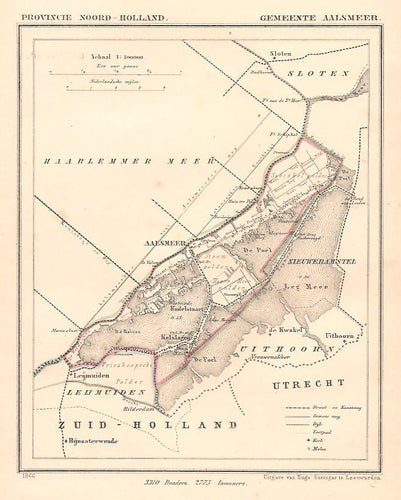 AALSMEER - J Kuijper / H Suringar - 1866