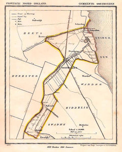 OOSTHUIZEN - J Kuijper/ H Suringar - 1866