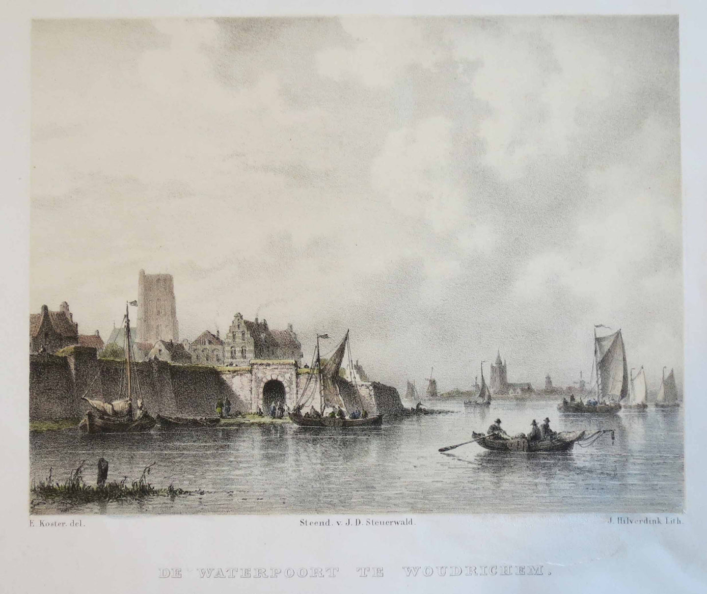 Woudrichem - E Koster / JD Steuerwald - 1858