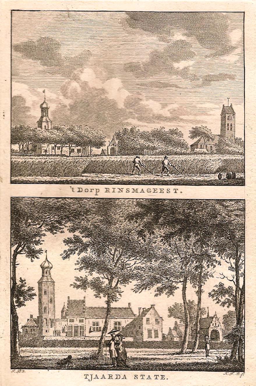 RINSUMAGEEST Twee gezichten op een blad - KF Bendorp - 1793