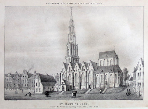 Groningen St Martini Kerk - HR Roelfsema / Dr EJ Diest Lorgion - 1852
