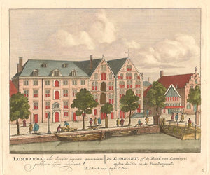 AMSTERDAM Bank van Lening - P Schenk - ca. 1708