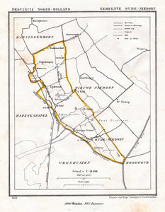 OUDE-NIEDORP - Kuijper/Suringar - 1865
