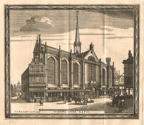 AMSTERDAM Nieuwezijds Kapel - J de Ram - ca. 1679