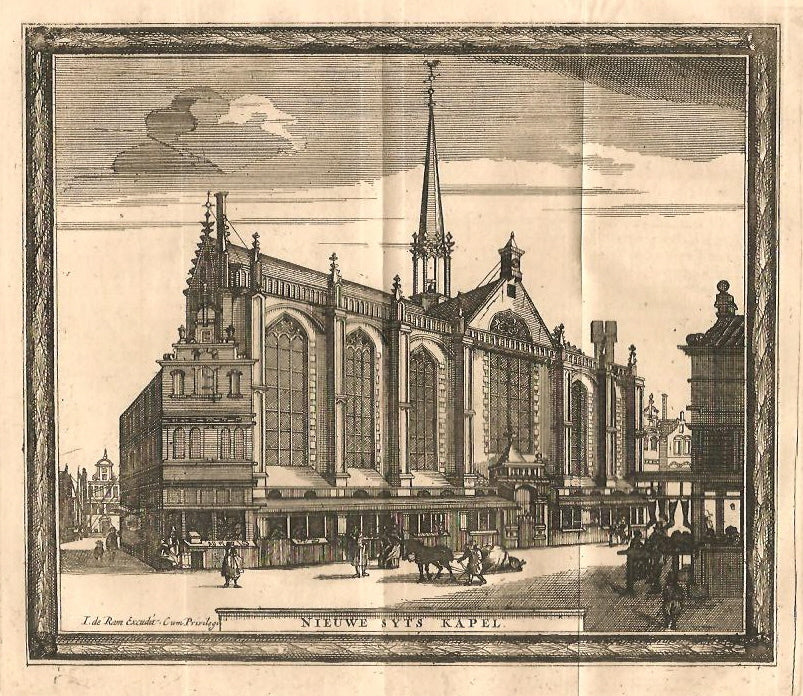 AMSTERDAM Nieuwezijds Kapel - J de Ram - ca. 1679