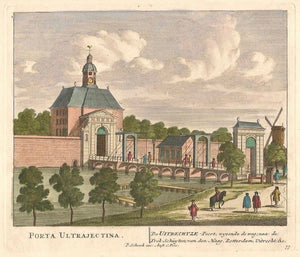 AMSTERDAM Utrechtse Poort - P Schenk - ca. 1708