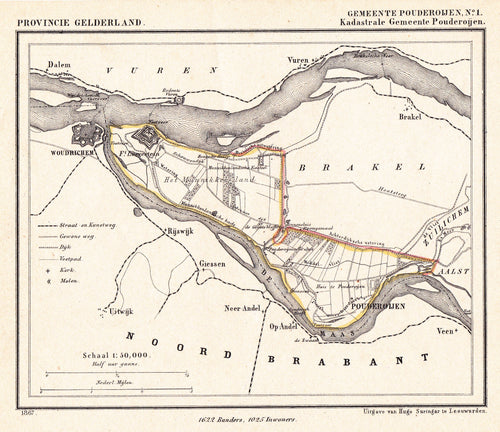 POUDEROIJEN - Kuijper/Suringar - 1867