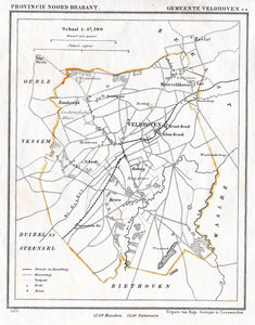 VELDHOVEN - Kuijper / Suringar - 1866