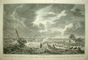 TEXEL Dijkdoorbraak 1775 - H Kobell / S Fokke / J Allart - 1778