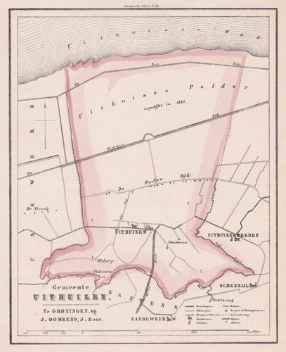UITHUIZEN - C Fehse/J Oomkens Jzn - 1862