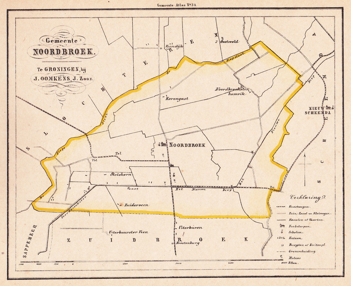 NOORDBROEK - C Fehse/J Oomkens Jzn - 1862
