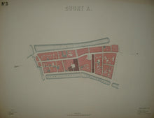 Afbeelding in Gallery-weergave laden, AMSTERDAM  plattegrond van Buurt A Nes/Rokin/Oudezijds Voorburgwal - JC Loman - 1876
