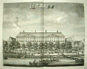 AMSTERDAM Prinsengracht Gerechtshof - C Commelin - 1726