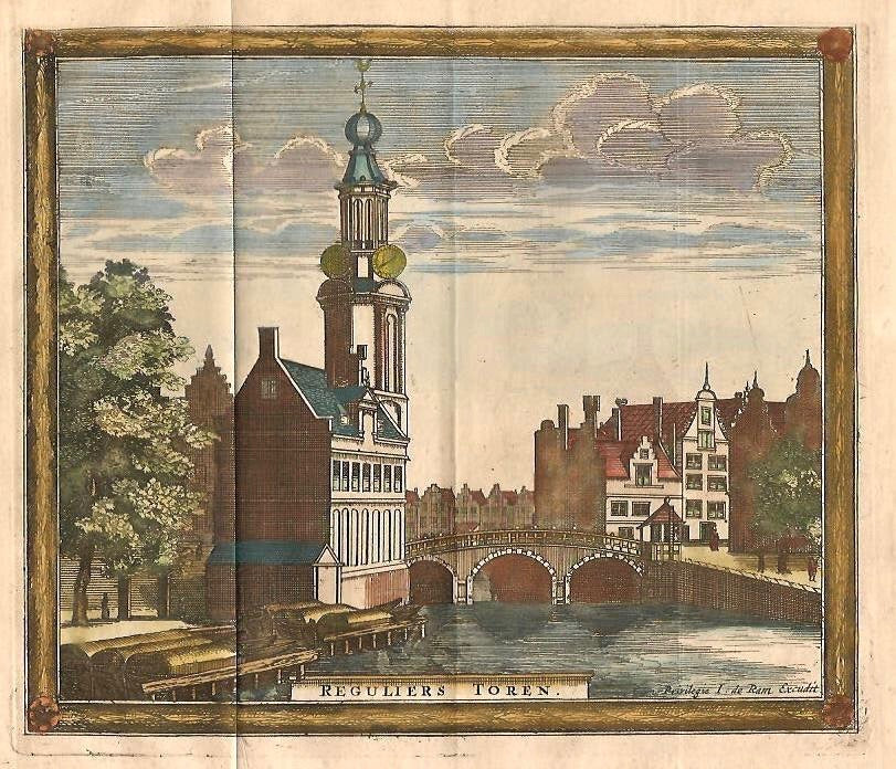 AMSTERDAM Munttoren - J de Ram - ca. 1679