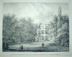 BLOEMENDAAL Lindenheuvel - PJ Lutgers - ca. 1840