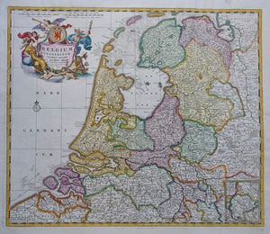 7 provinciën Map of the Seven United Provinces - F de Wit / J Covens & C Mortier - circa 1725