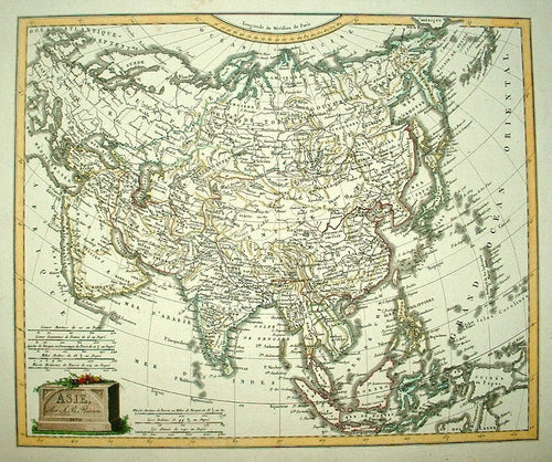 AZIË - Conrad Malte-Brun - 1810