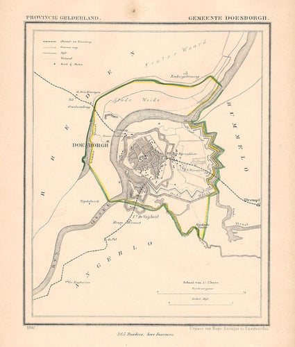 DOESBURG - J Kuijper / H Suringar - 1867