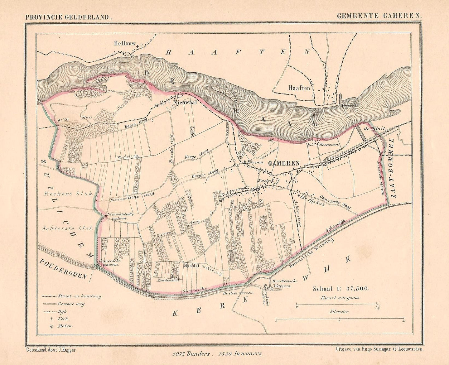 GAMEREN - Kijper / Suringar - ca. 1867