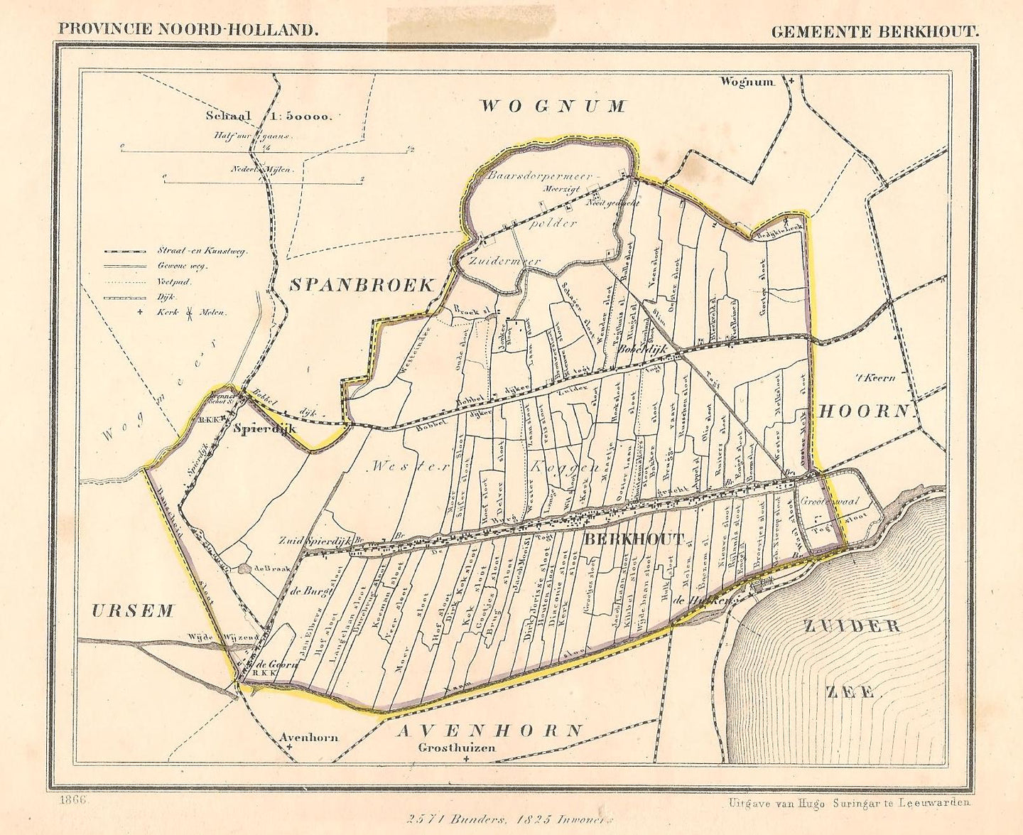 BERKHOUT - Kuijper / Suringar - 1867