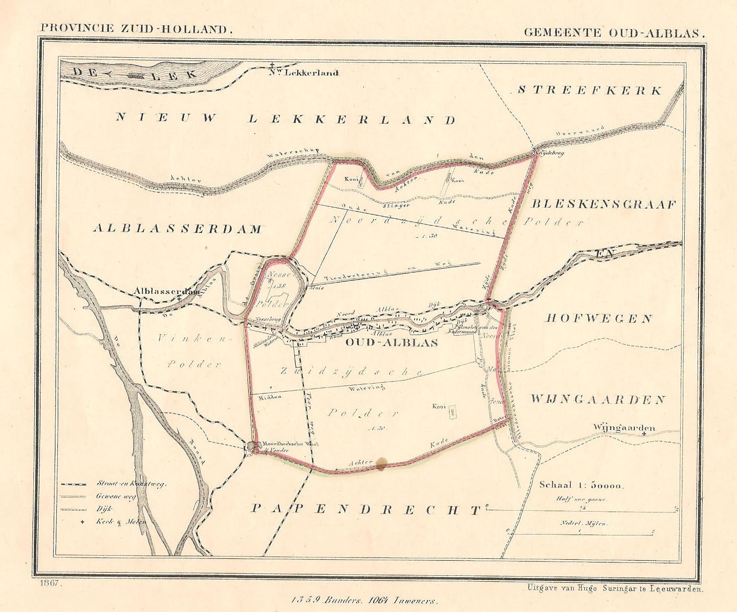OUD-ALBLAS - Kuijper / Suringar - 1866