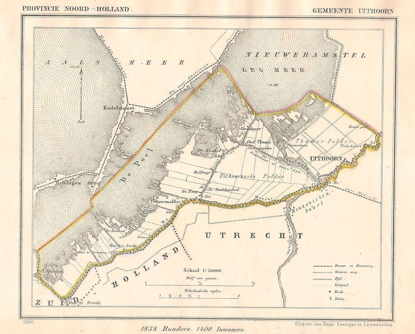 Uithoorn - J Kuijper / H Suringar - 1866