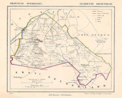 Diepenheim - J Kuijper / H Suringar - 1865