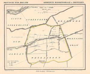 BLESKENSGRAAF - Kuijper / Suringar - ca. 1867