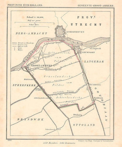 GROOT-AMMERS - Kuijper / Suringar - 1866