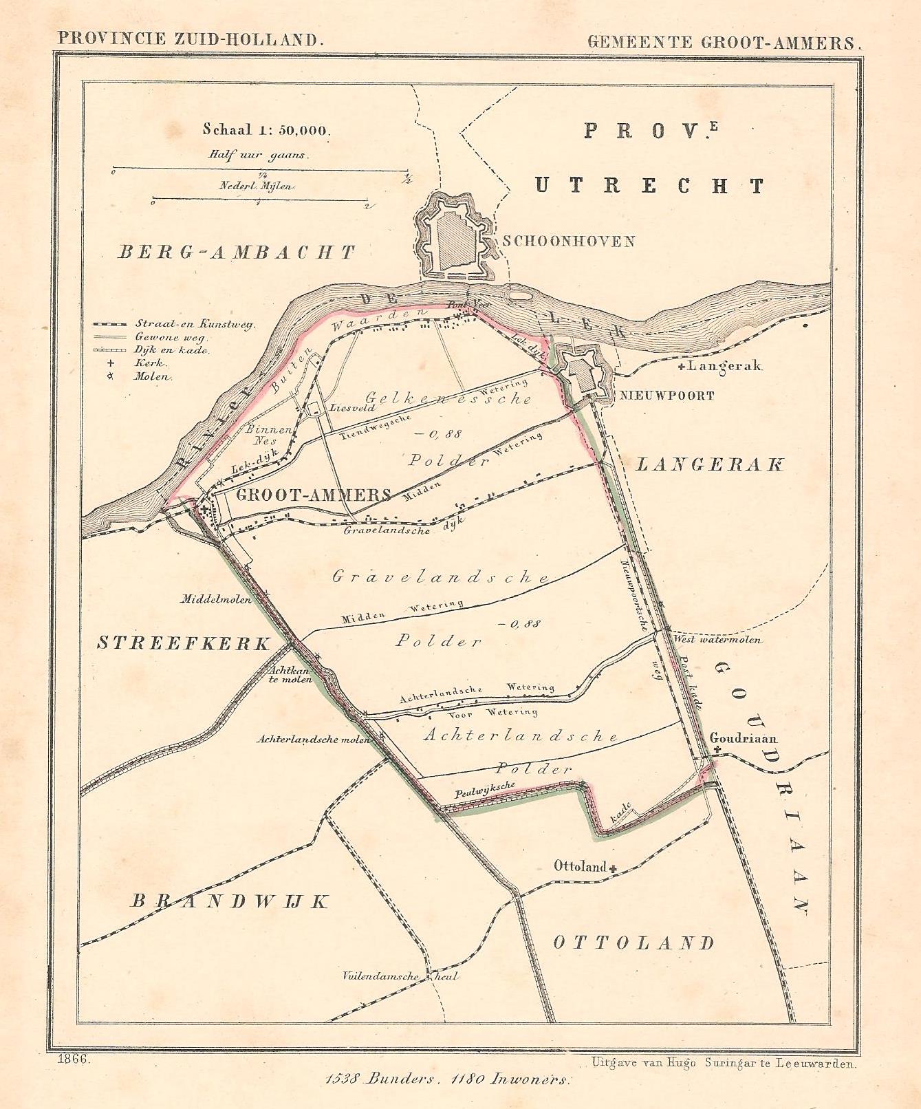 GROOT-AMMERS - Kuijper / Suringar - 1866