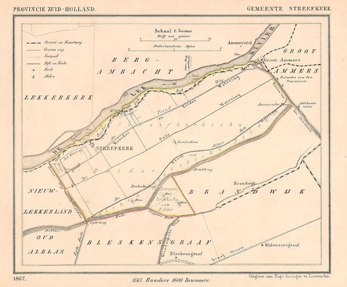 STREEFKERK - Kuijper / Suringar - 1867
