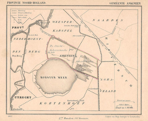 Ankeveen - J Kuijper / H Suringar - 1869