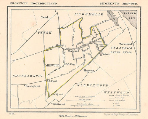 Midwoud - J Kuijper / H Suringar - 1866