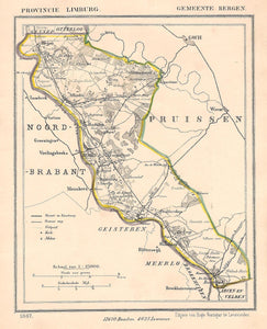 BERGEN - Kuijper / Suringar - 1867