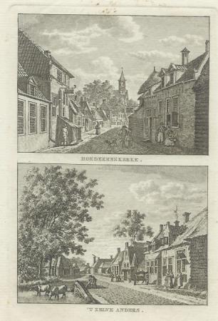 HOEDEKENSKERKE Twee gezichten op een blad - KF Bendorp - 1793