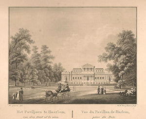 Haarlem, Paviljoen te Haarlem - C de Kruyff / F Buffa - 1825