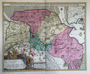 Groningen - Nic Visscher II / P Schenk - ca. 1725