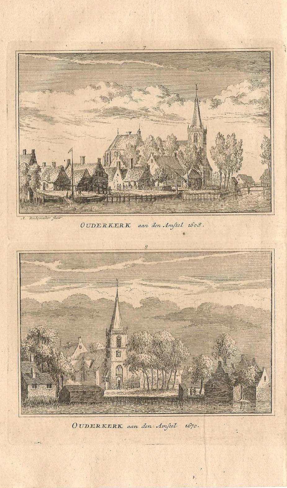 Ouderkerk aan de Amstel - A Rademaker / JA Crajenschot, - 1792