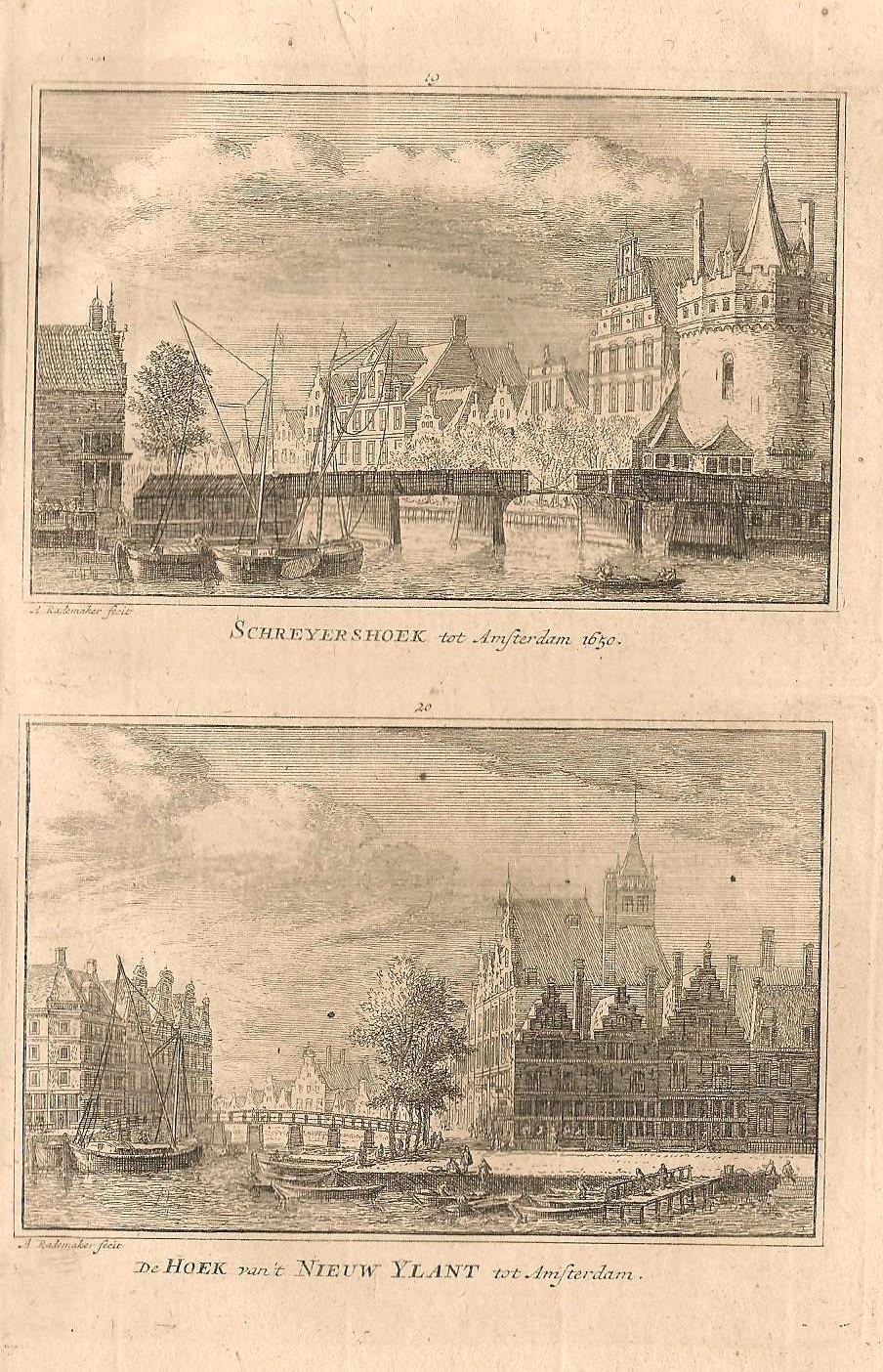 Amsterdam Schreijerstoren - A Rademaker / JA Crajenschot, - 1792