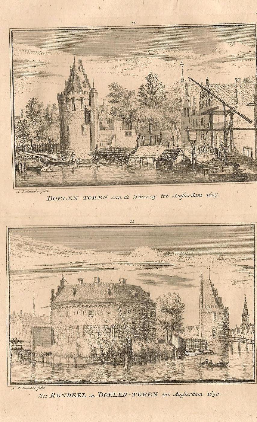 Amsterdam Doelentoren Rondeel - A Rademaker / JA Crajenschot, - 1792